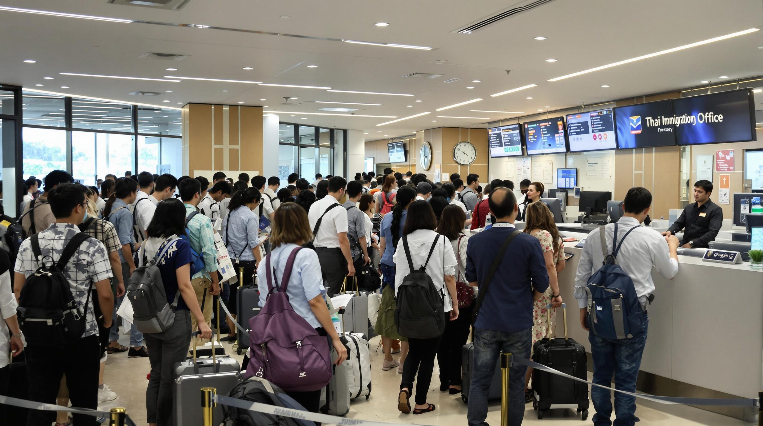 Bureau d'immigration en Thaïlande