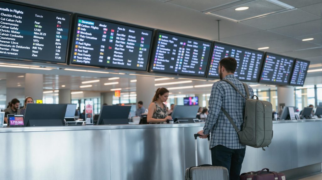 Négociation de siège standby à l’aéroport