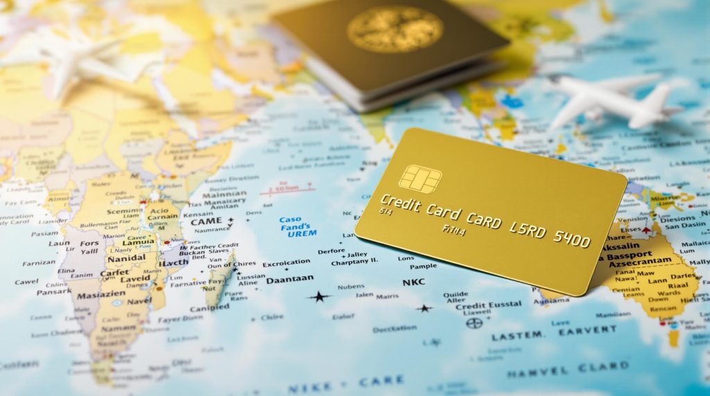 Carte Gold sur carte du monde