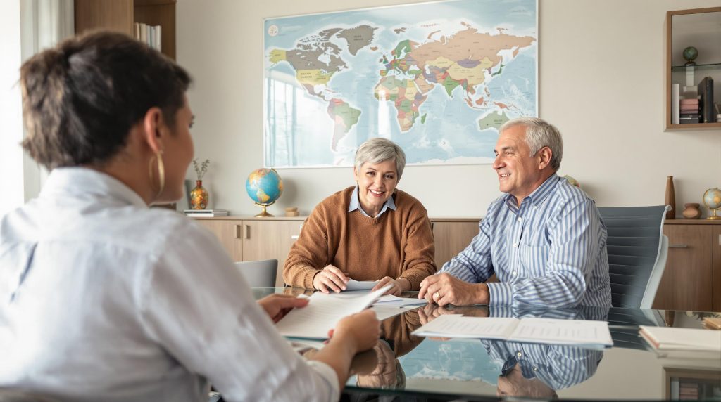 Discussion assurance voyage pour senior