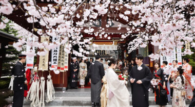 Cérémonie de mariage traditionnelle japonaise