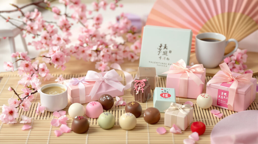 Chocolats traditionnels japonais pour la Saint-Valentin