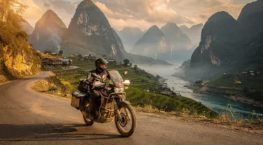 moto trail nord vietnam boucle
