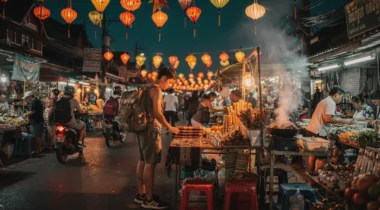 chiang mai night marches nuit