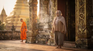 etiquette temples bouddhistes asie sud